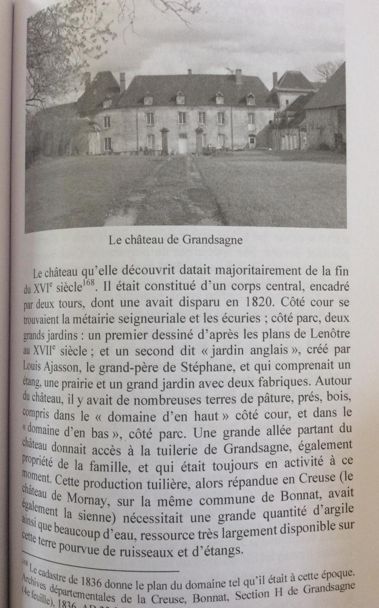 Chateau De Grandsagne Bonnat Zewnętrze zdjęcie